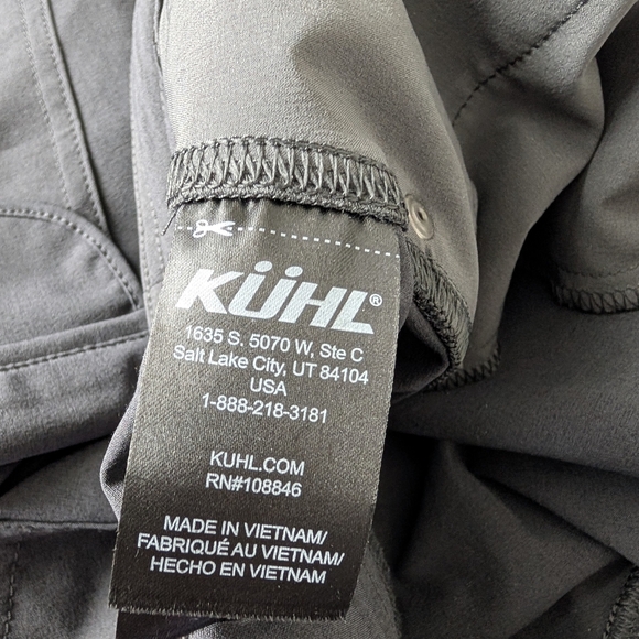 Kuhl Freeflex Roll Up Cargo Hiking Pant Women's Size 16 Reg Dark Gray Gorpcore - Picture 3 of 15